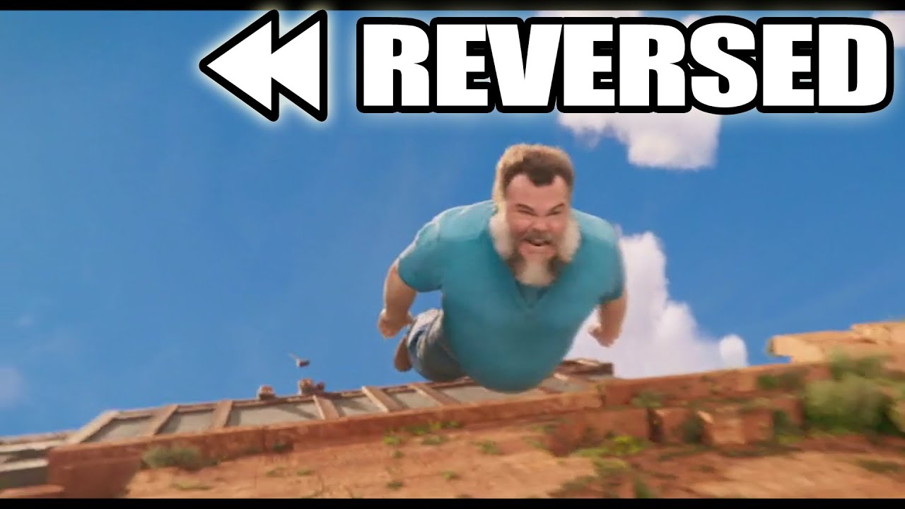 A Minecraft Movie (2025) - Elytra escape REVERSED