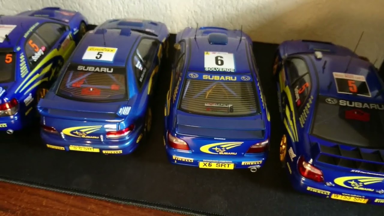 1/18 Autoart Subaru WRC Collection