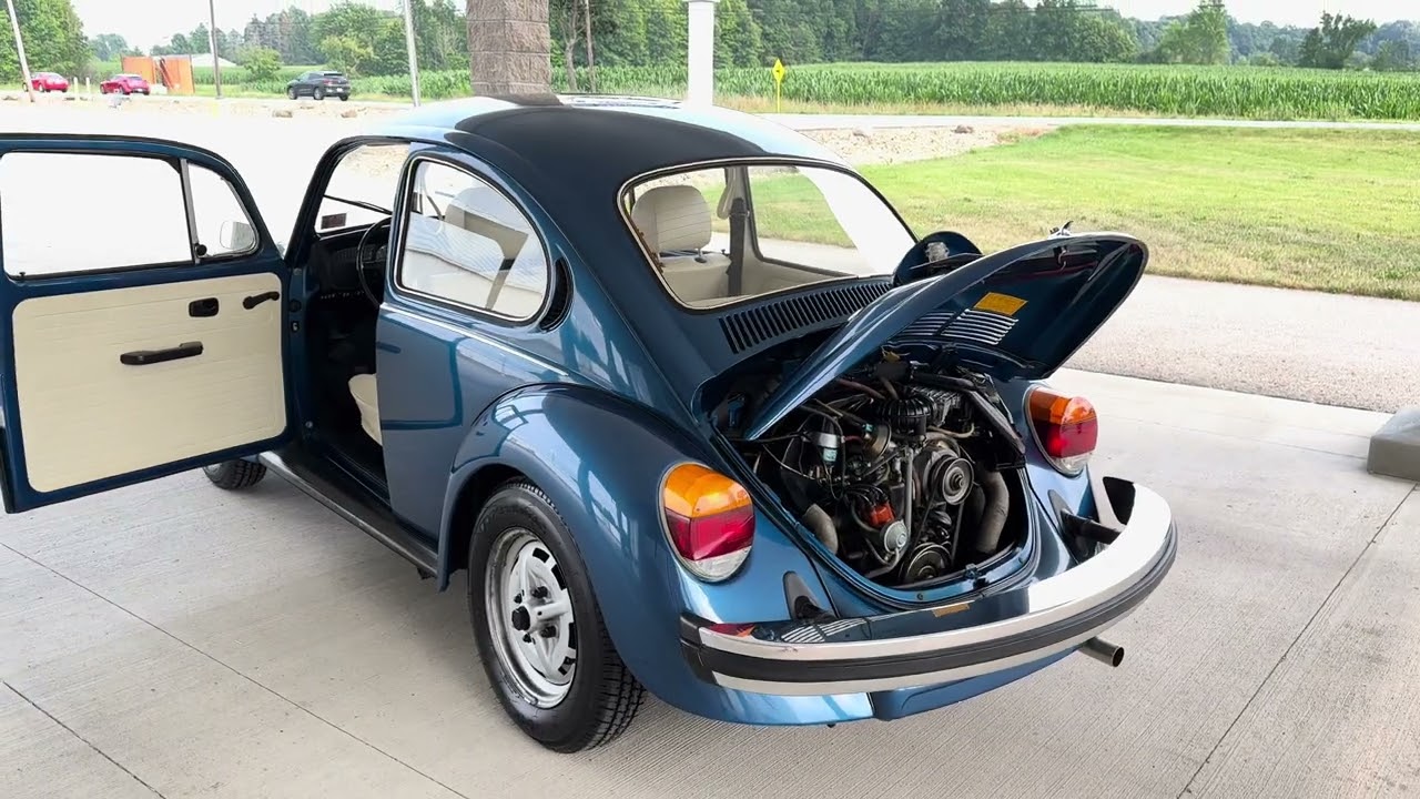 1977 Volkswagen Beetle Fuel Injected walk around