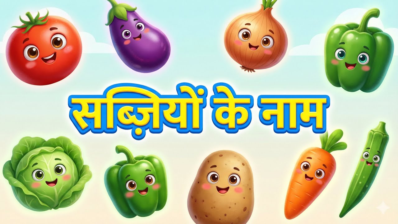 सब्जियों के नाम🥕🥦 | Vegetables Name in Hindi | Vegetables name with pictures | Vegetables for kids 
