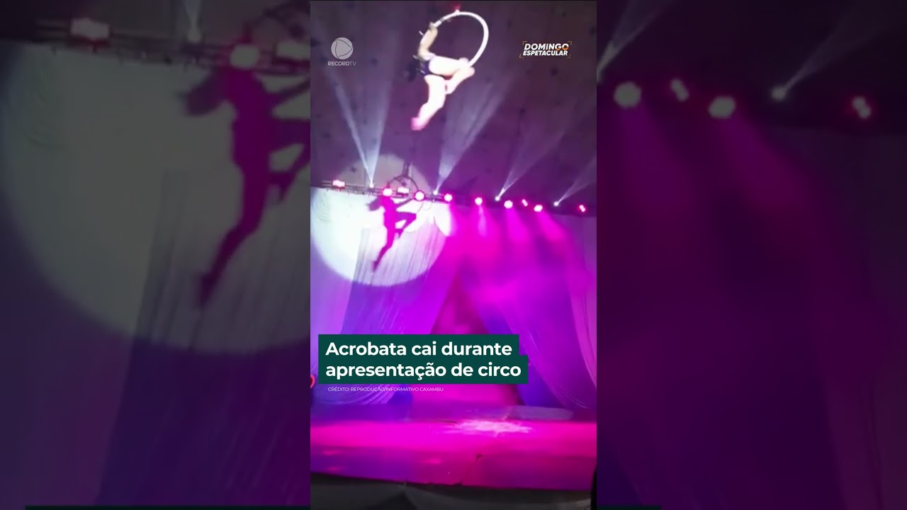 Acrobata cai durante apresenta&ccedil;&atilde;o de circo | #shorts