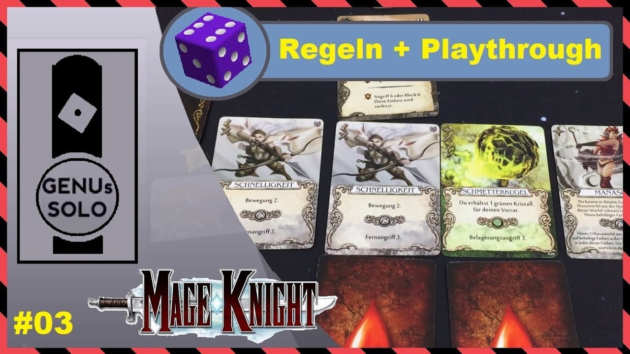 Mage Knight Brettspiel - S01E03 - Playthrough - deutsch - Regeln - Solo