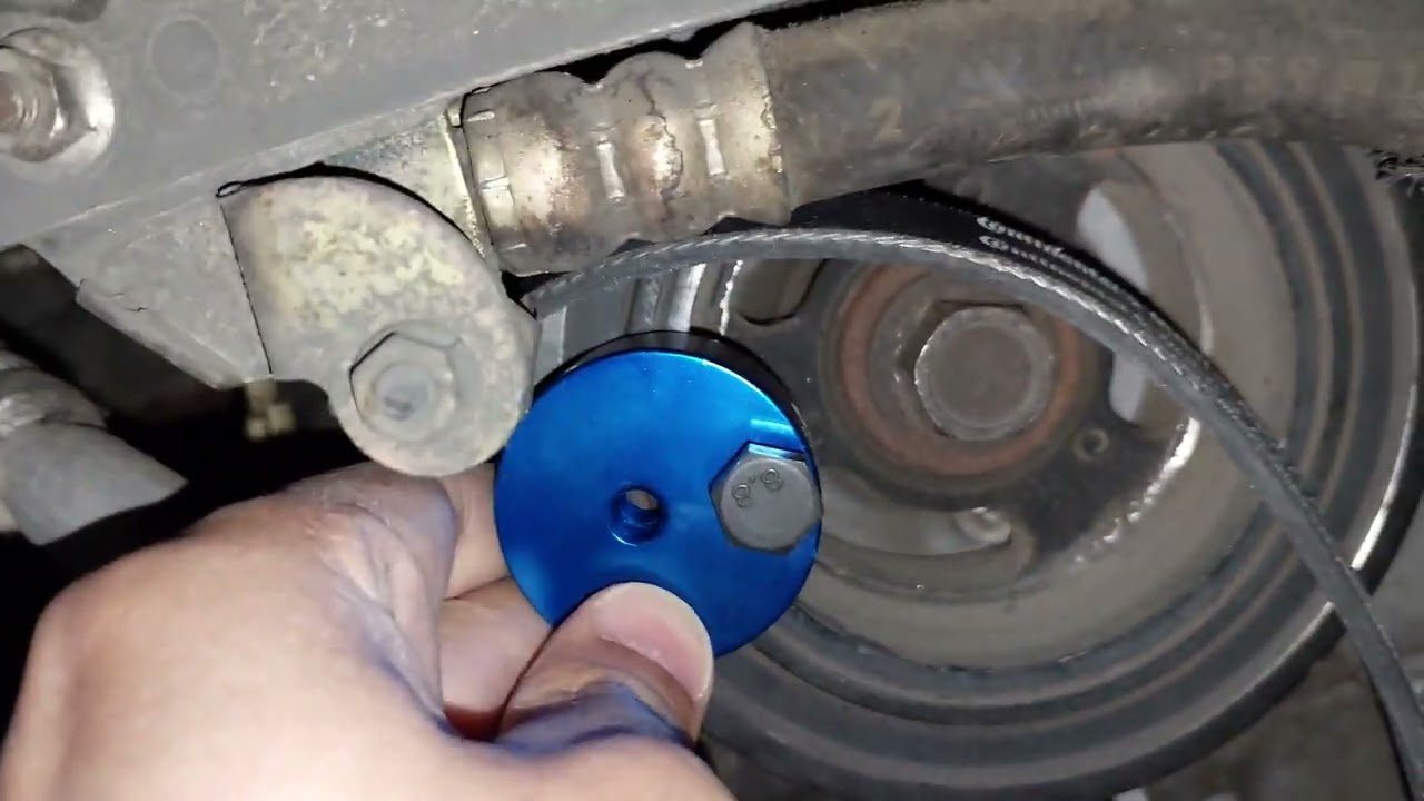 PART 6  Mazda 3 2006 AC belt installation