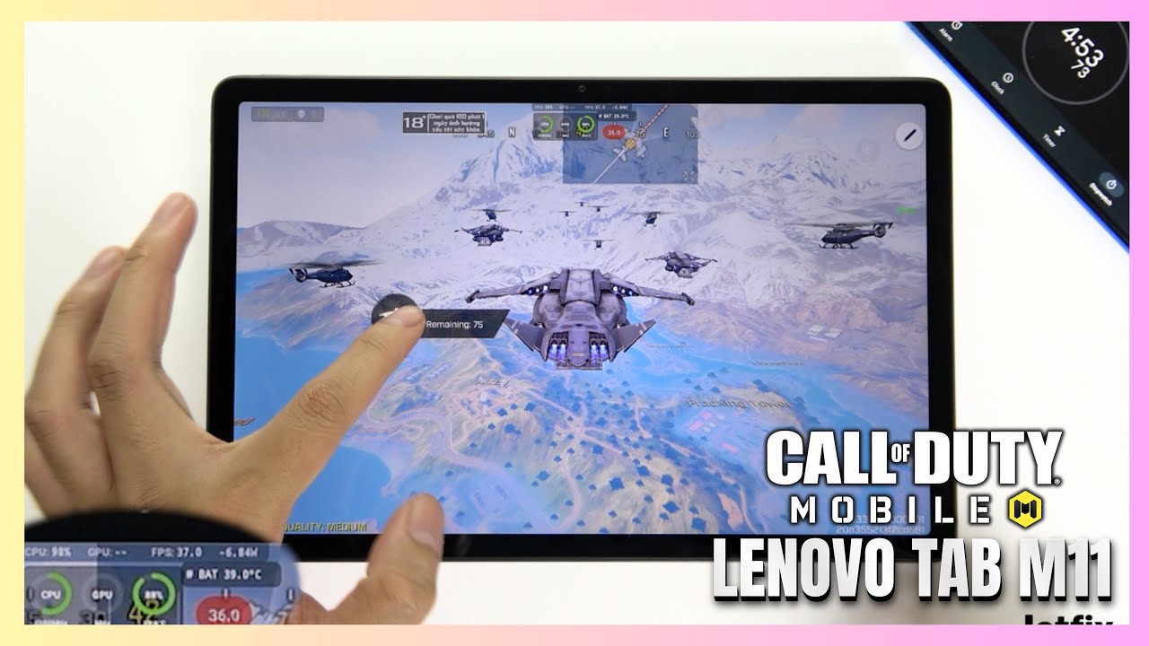 Lenovo Tab M11 Call of Duty Mobile Gaming test CODM | Helio G88