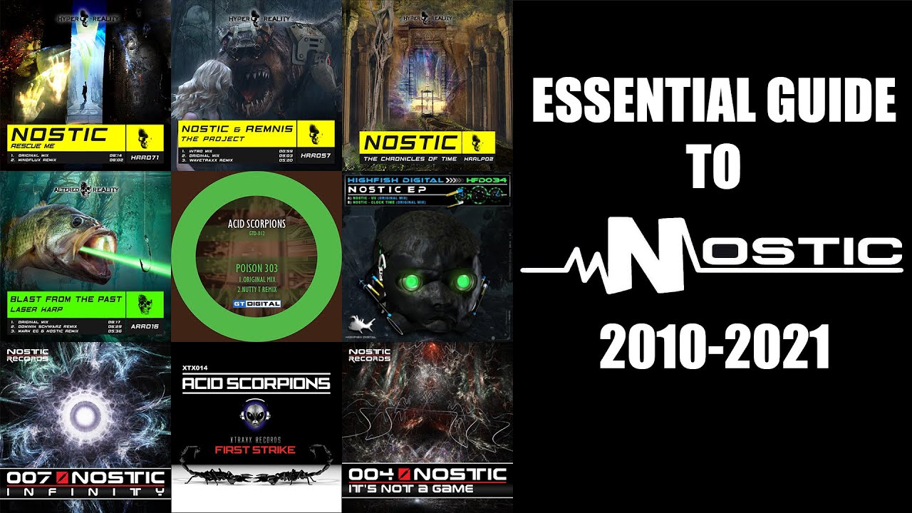 [Hard Trance/Acid] Essential Guide To Nostic (2010-2021) - Johan N. Lecander