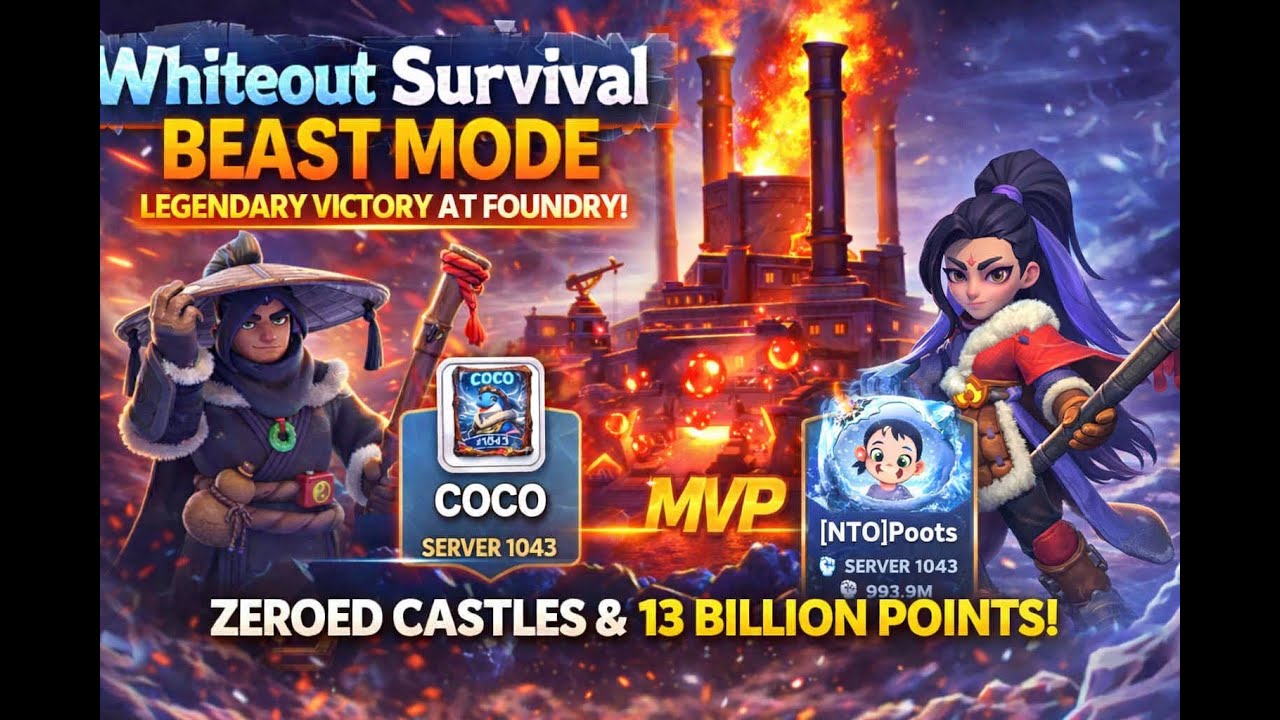 Dolphin & Whale Combo DESTROYS Foundry! Beast Mode 13B MVP Victory