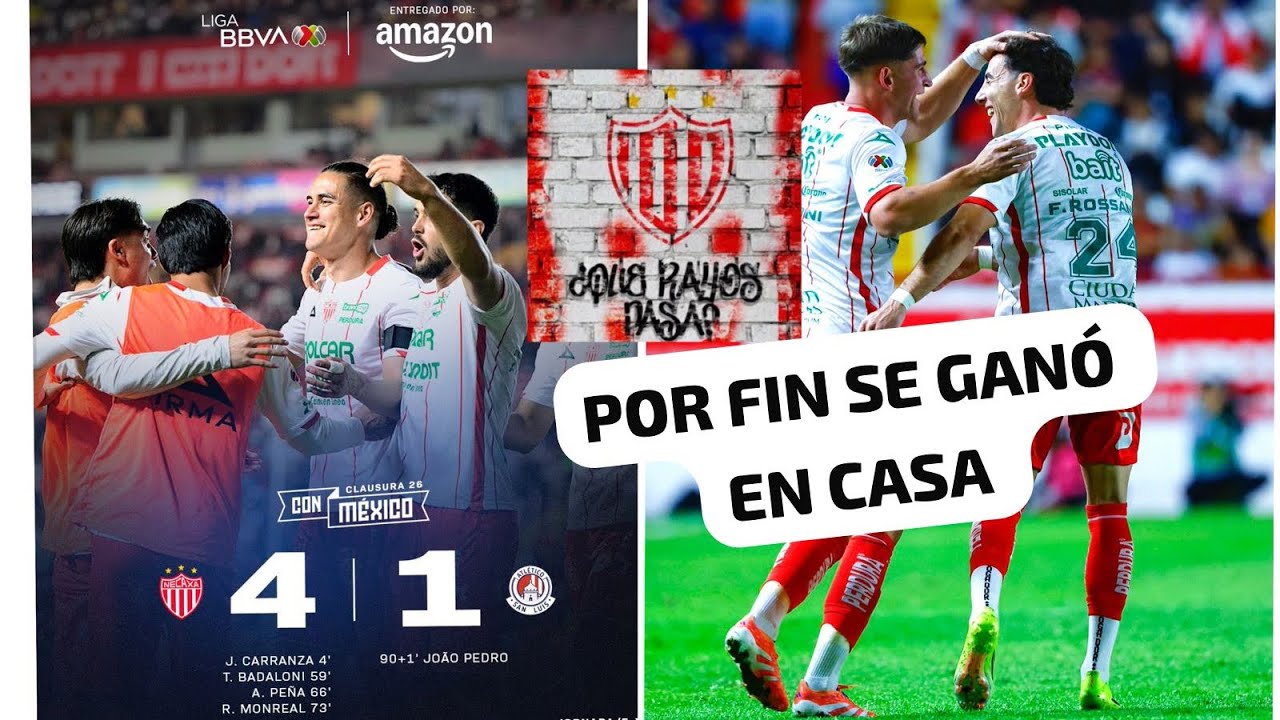 NECAXA VOLVIÓ A LA VICTORIA, PRIMERA EN CASA #necaxa #fuerzarayos #querayospasa #ligamx