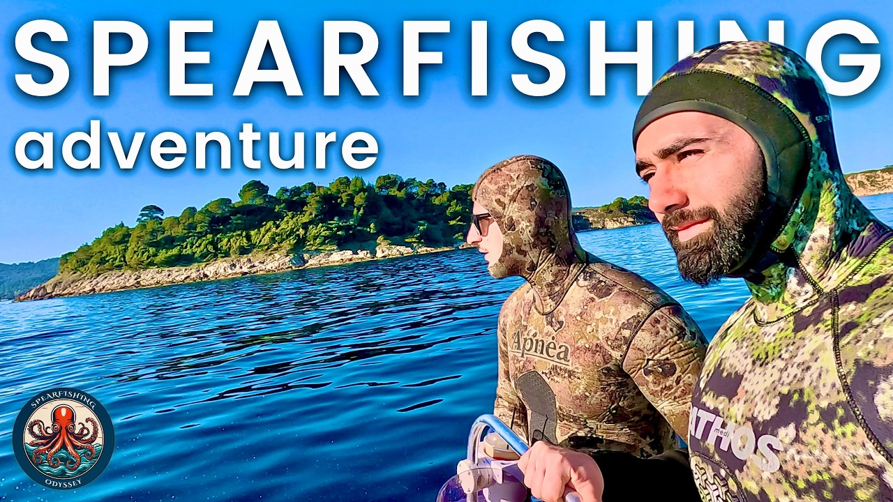 🔱 One Shot, Two Brown Meagres! | The Moment That Made Our Day | Shallow Spearfishing Greece 🐟