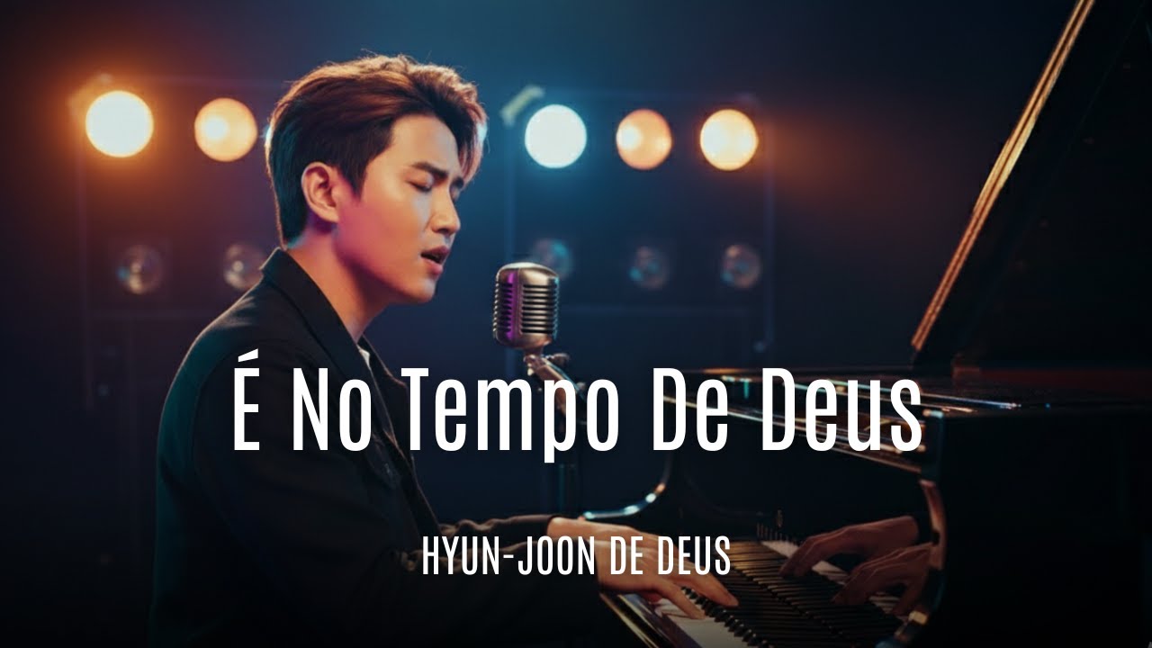 É NO TEMPO DE DEUS | HYUN-JOON DE DEUS (Letra Oficial) Música Gospel | Música evangélica