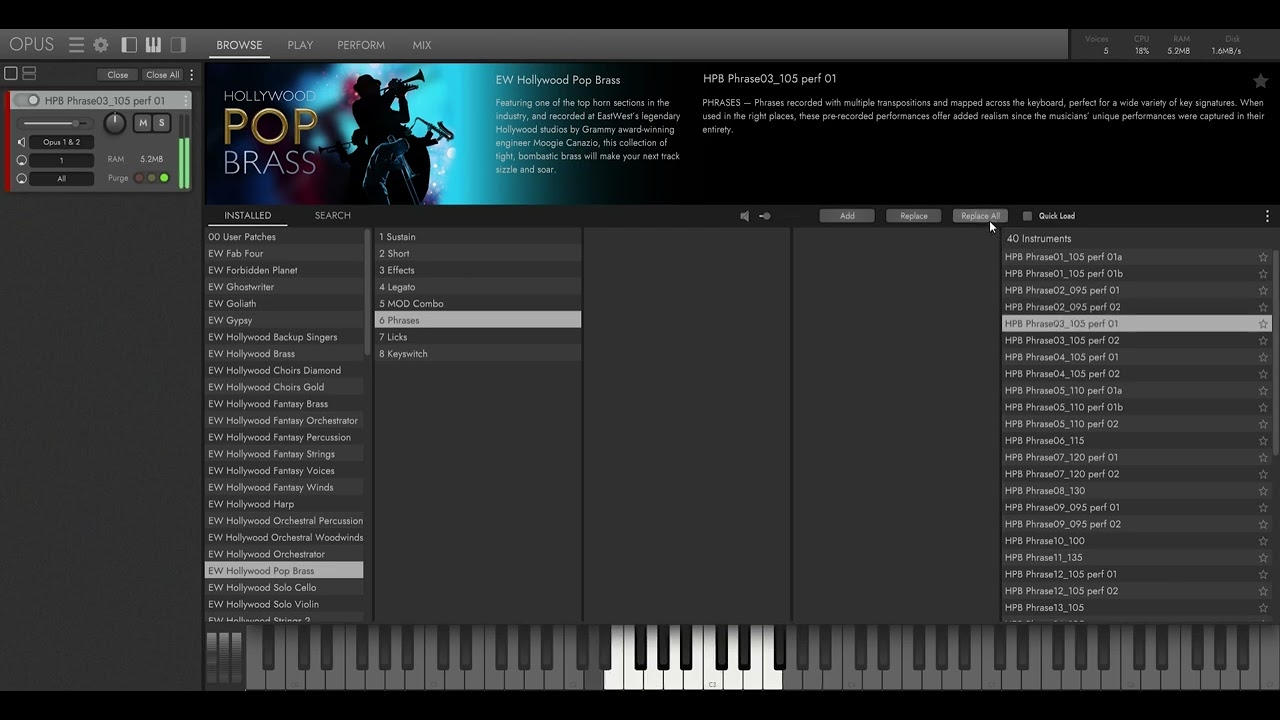 EastWest Composer Cloud - Hollywood Pop Brass - Instrument Demo   October 2024