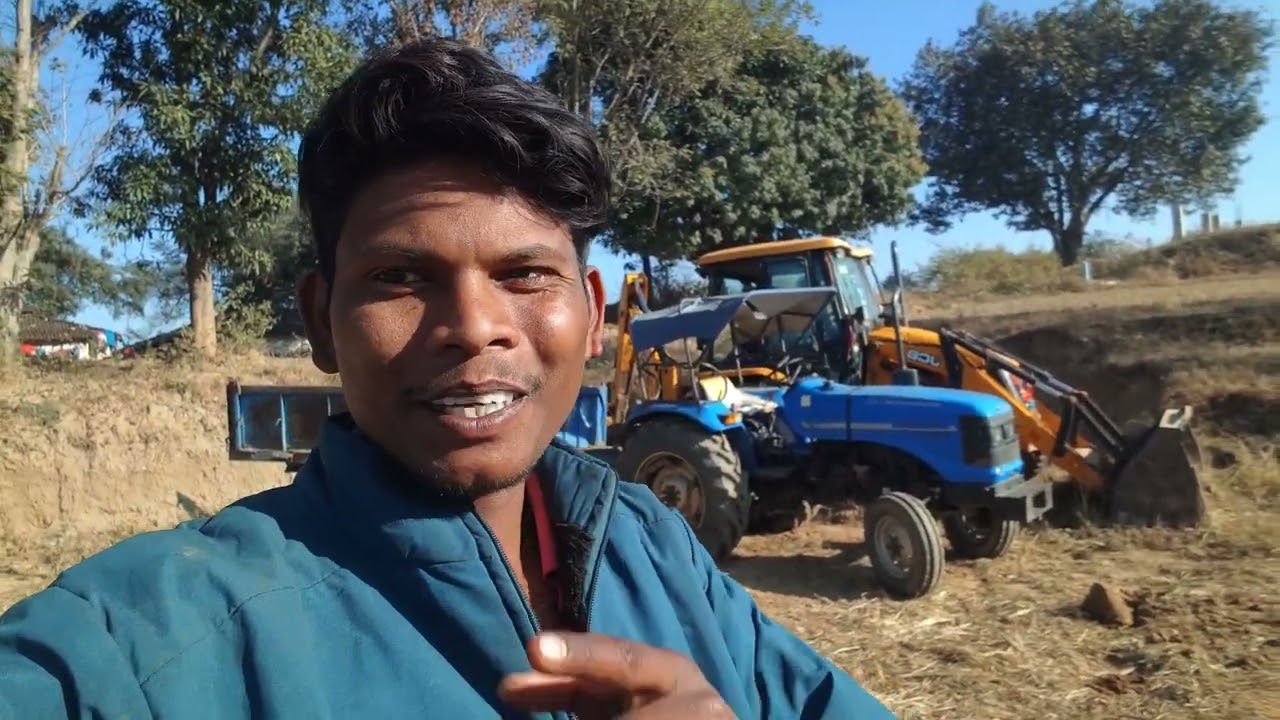 JCB LODING WORK FROM FARMERS OP BAM BAM VLOG 