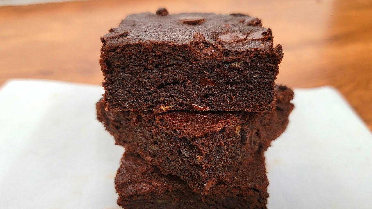 Banana Brownies Recipe | Easy Banana Chocolate Brownie Recipe