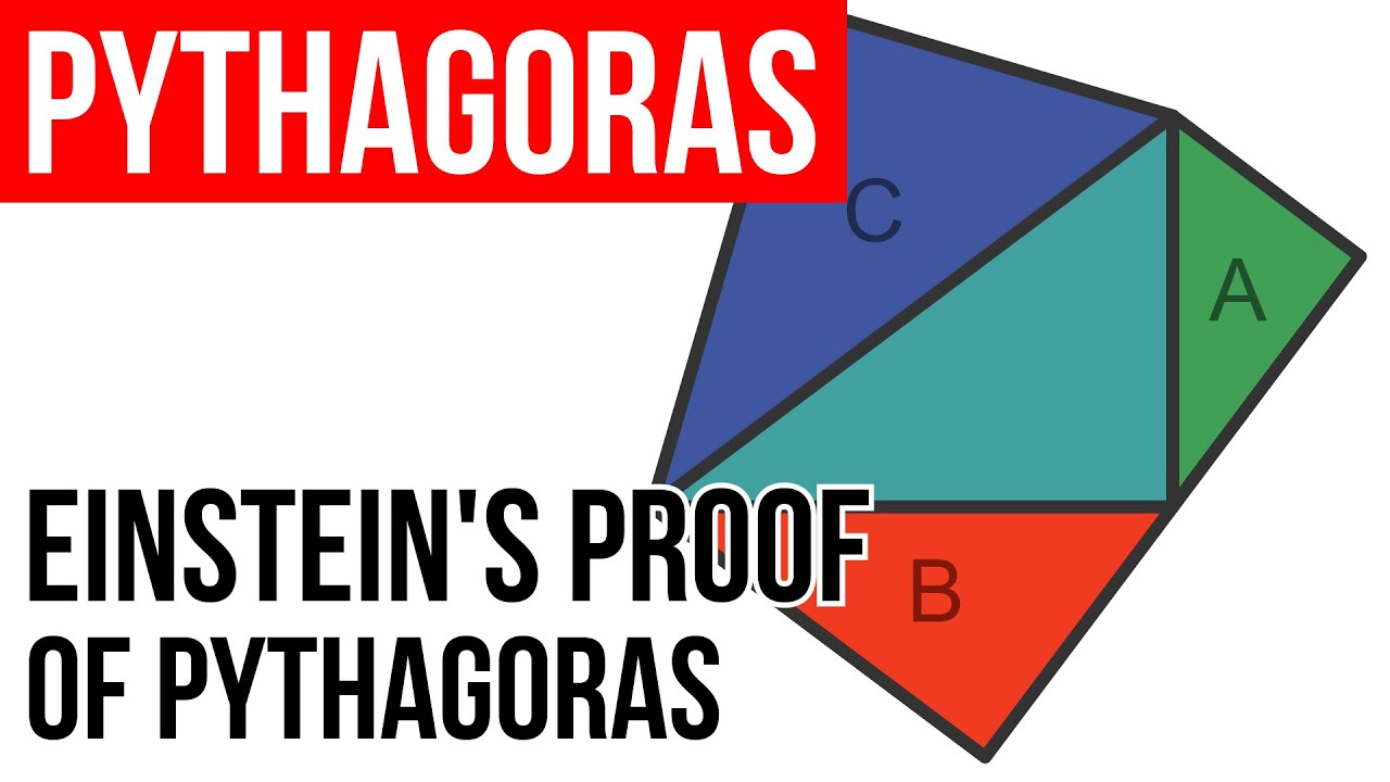 Einstein's proof of Pythagoras theorem