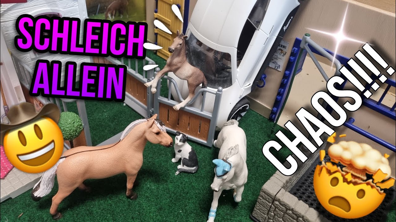 Schleich allein zu Haus🤯🤠komplettes Chaos😂