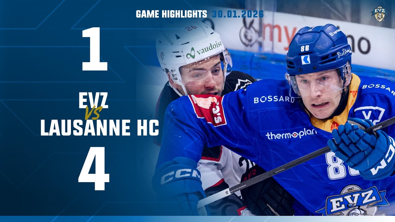 Game Highlights: EVZ vs Lausanne HC 1:4