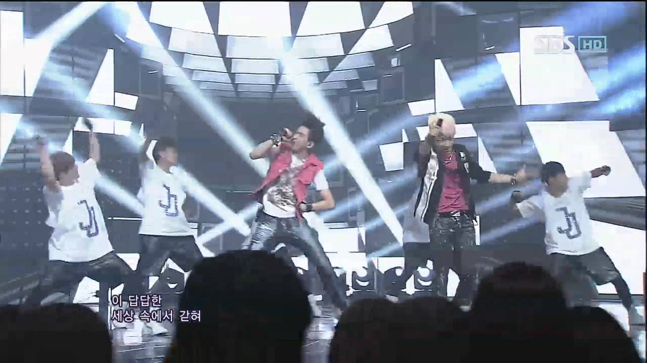 JJ Project [Bounce] @SBS Inkigayo Популярная песня 20120617