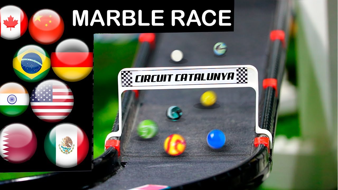 MARBLE RACE - Countryballs #55  by Fubeca's Marble Runs