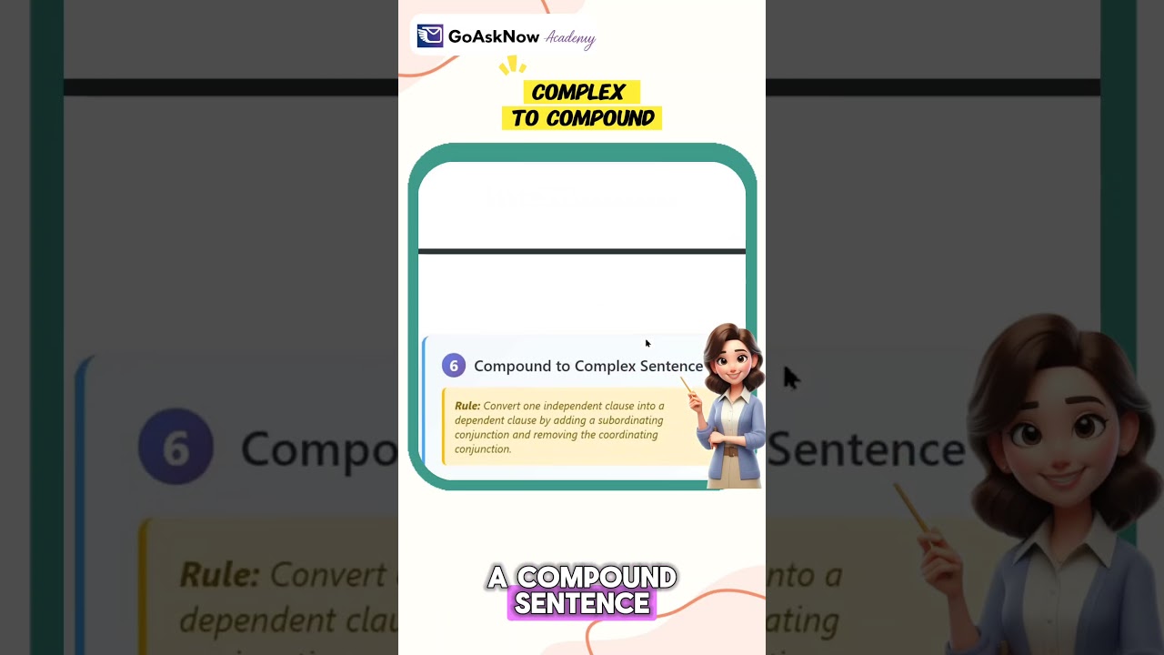 The Exact Formula for Sentence Transformation 🔁 #GrammarHacks #Class11