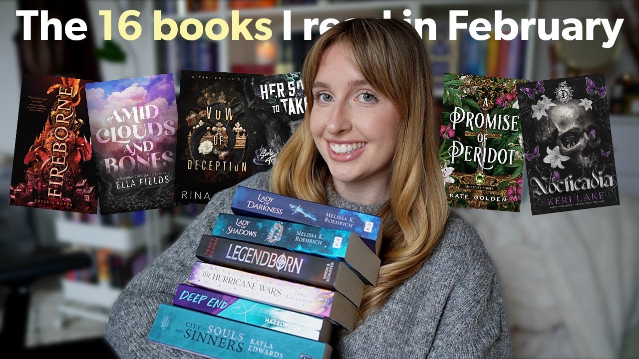 The 16 books I read in February 📚✨ February reading wrap up