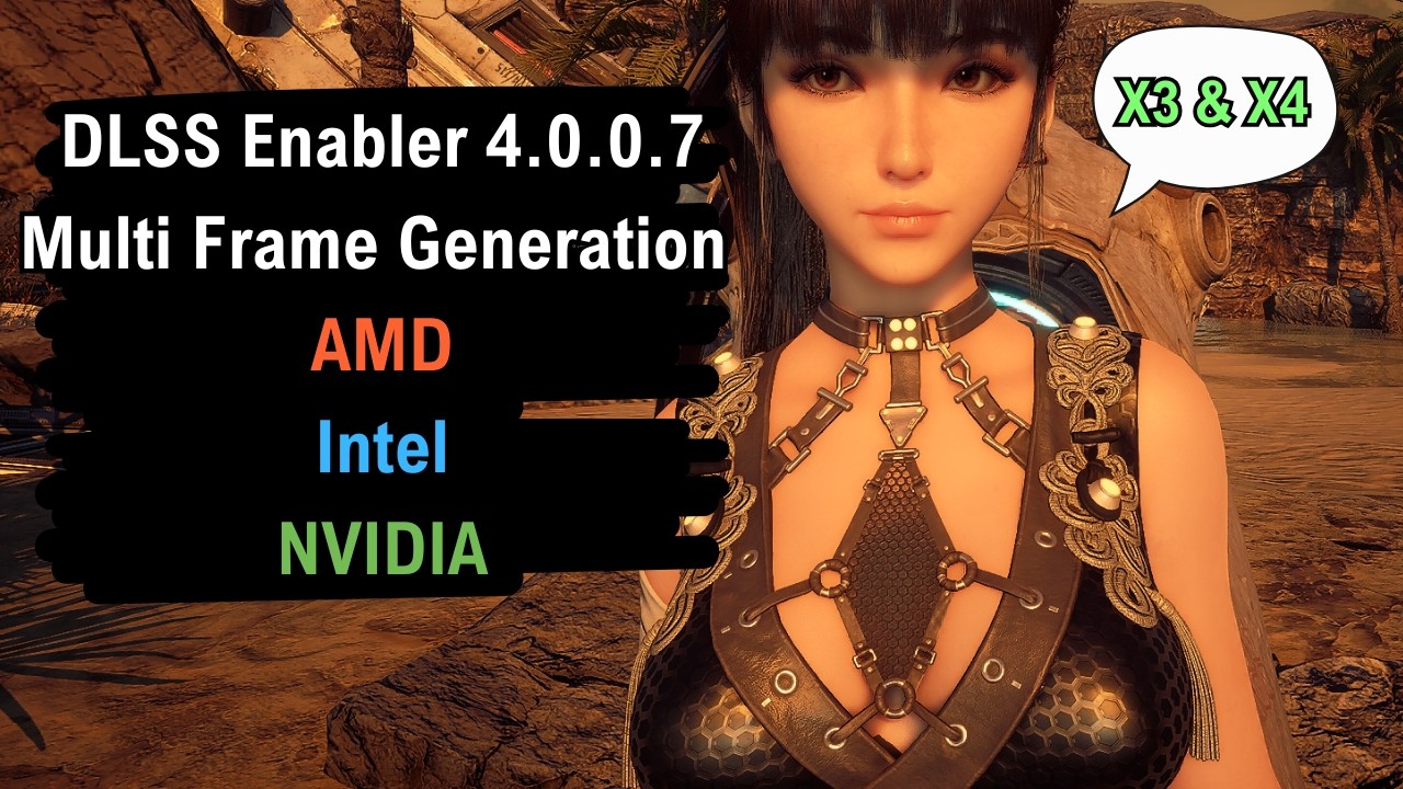 Multi Frame Generation para AMD, Intel y NVIDIA - DLSS Enabler 4.0.0.7