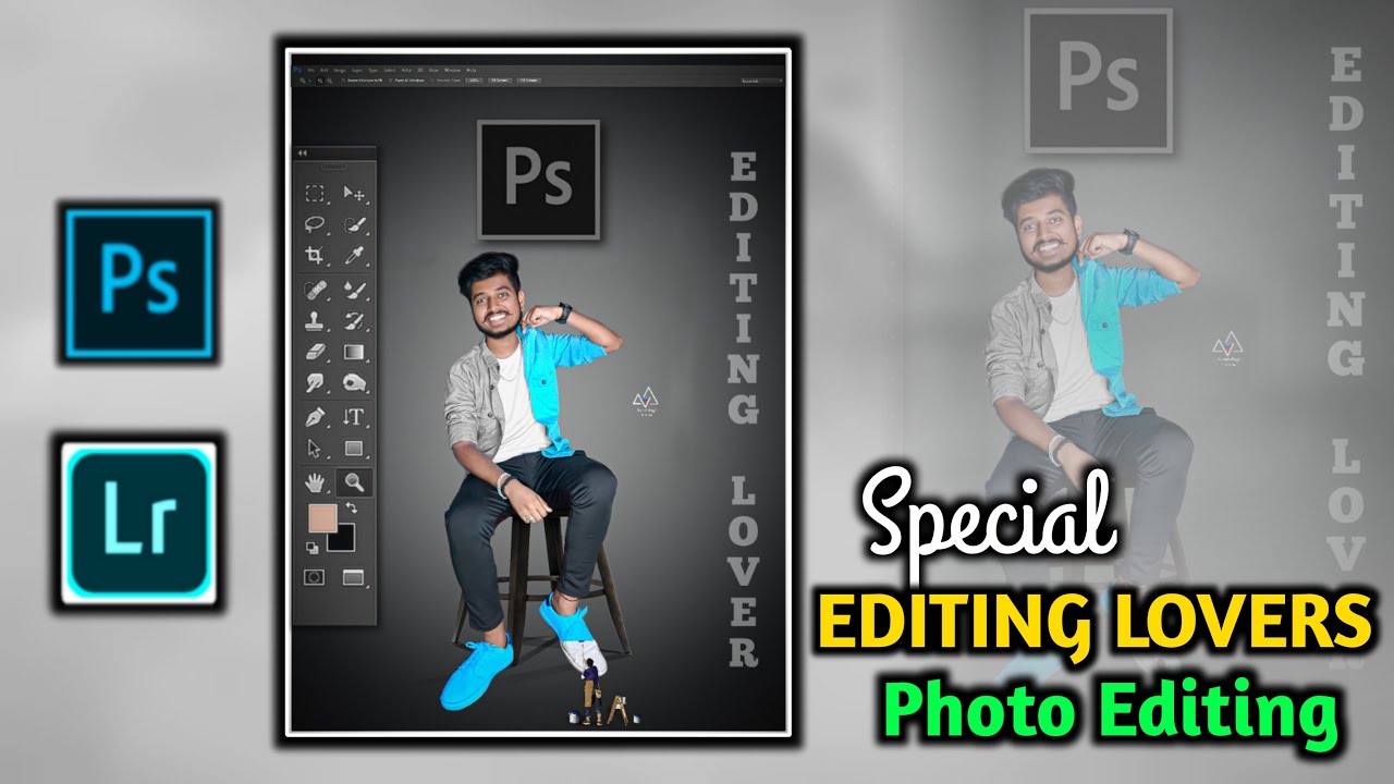 Creative Photoshop concept Editing in ps touch || Editing lovers photo editing in pscc