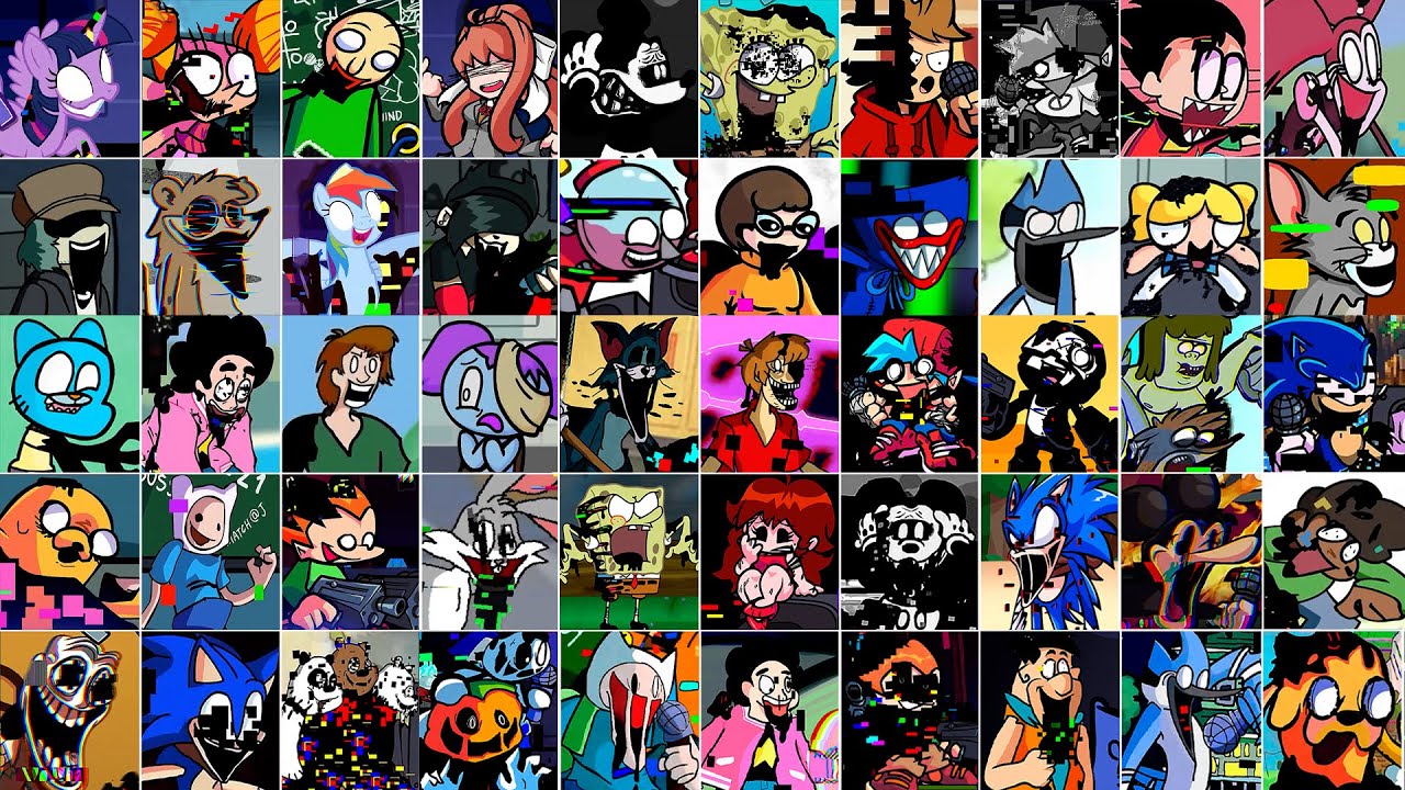 Pibby All Mods (BIG PACK) FNF x Come and Learn with Pibby!
