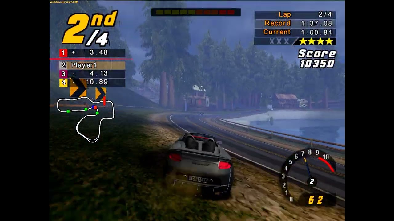 NFS Hot Pursuit 2 PS2 - Porsche Carrera GT