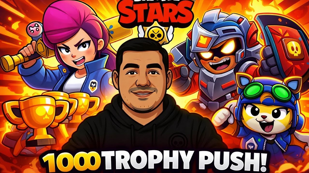 3 KARAKTERİ DAHA 1000 KUPA YAPTIM BRAWL STARS 