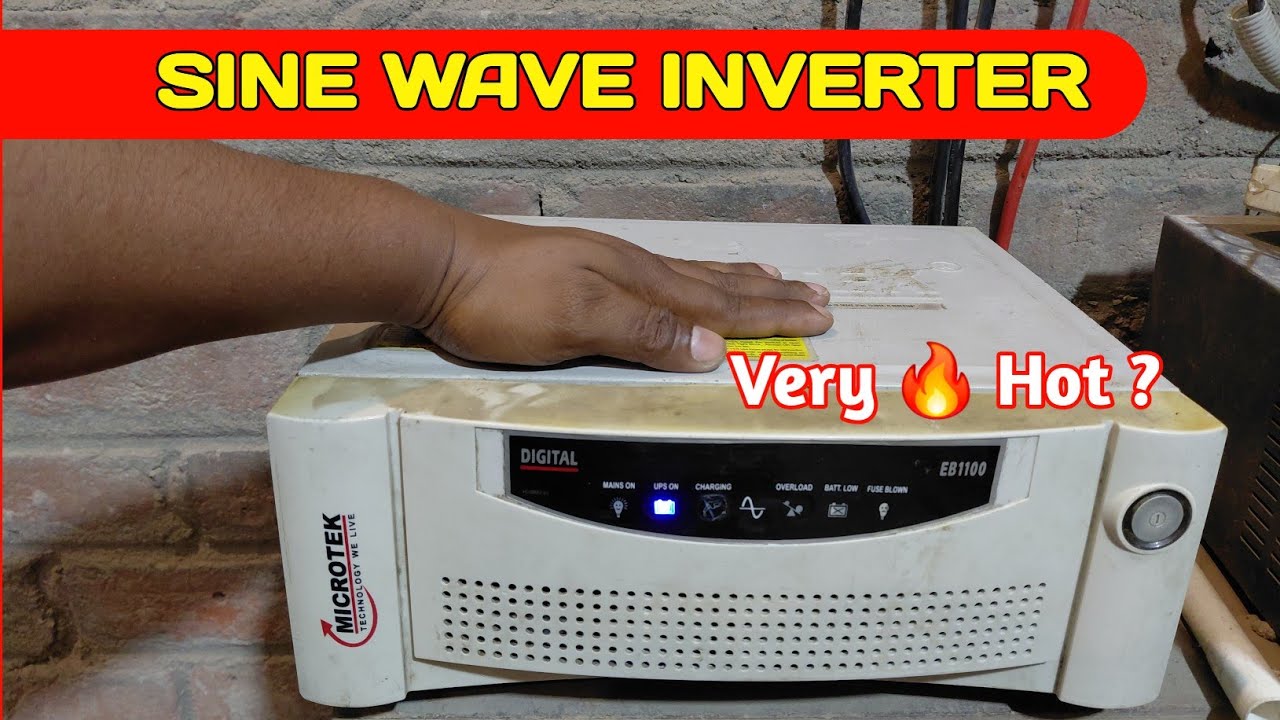 sine wave inverter heating problem 🔥? Sine wave inverter garm kyu hota hai 