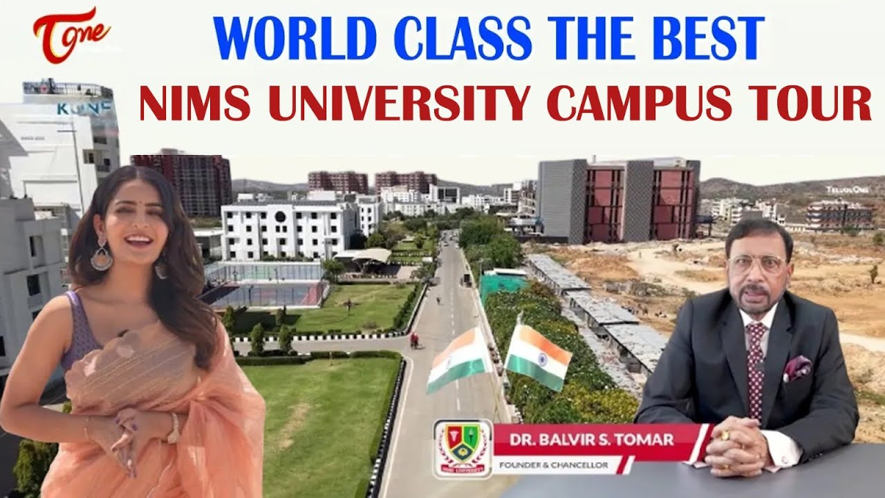 NIMS University Campus Tour | The Best University in Rajasthan, Jaipur | TeluguOne