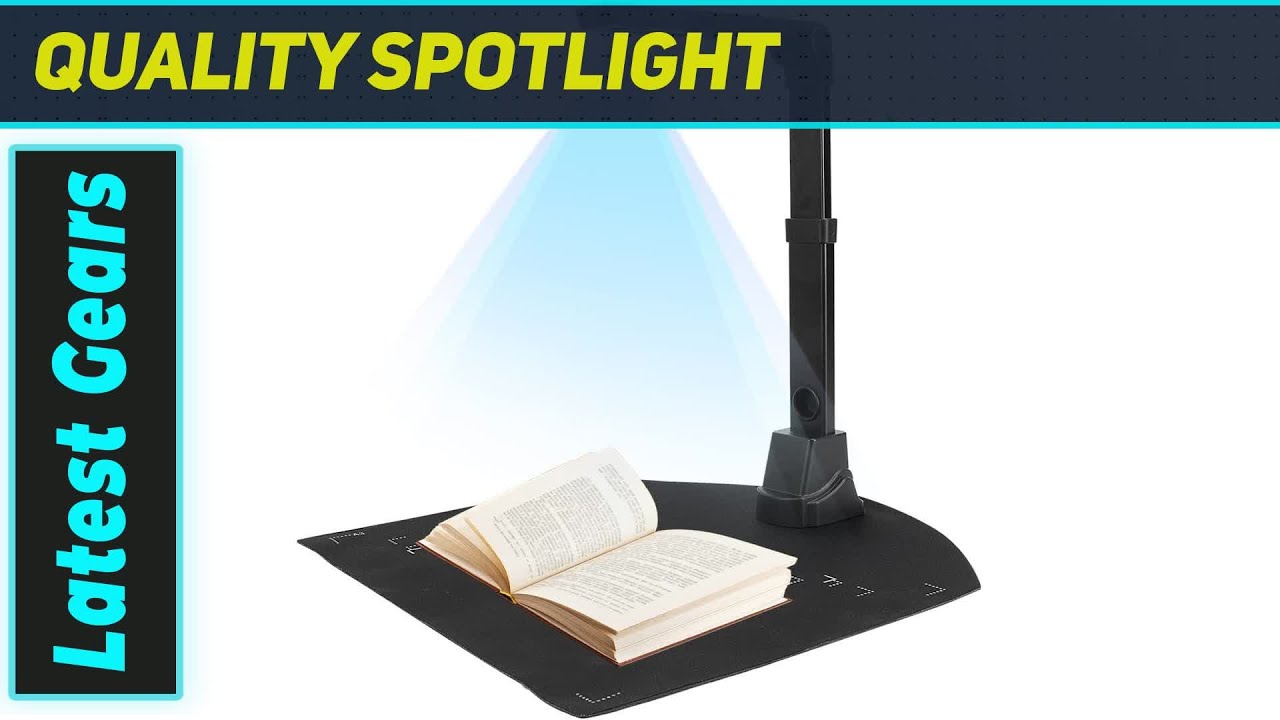 NetumScan 13MP Book Document Camera: The Ultimate Classroom & Office Companion!
