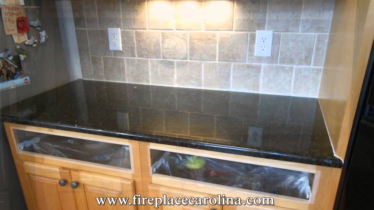 Uba Tuba Granite installed Huntersville 7 16 14