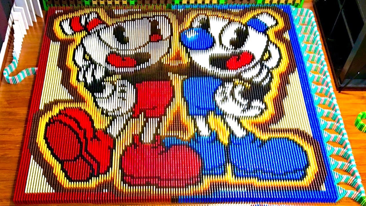 Video Games in Millions of Dominoes!