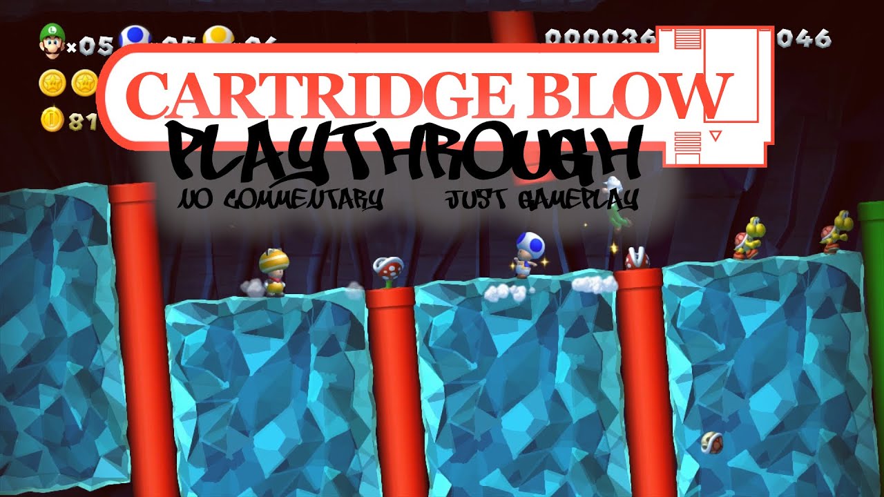 New Super Luigi U - Acorn Plains-2 Crooked Cavern