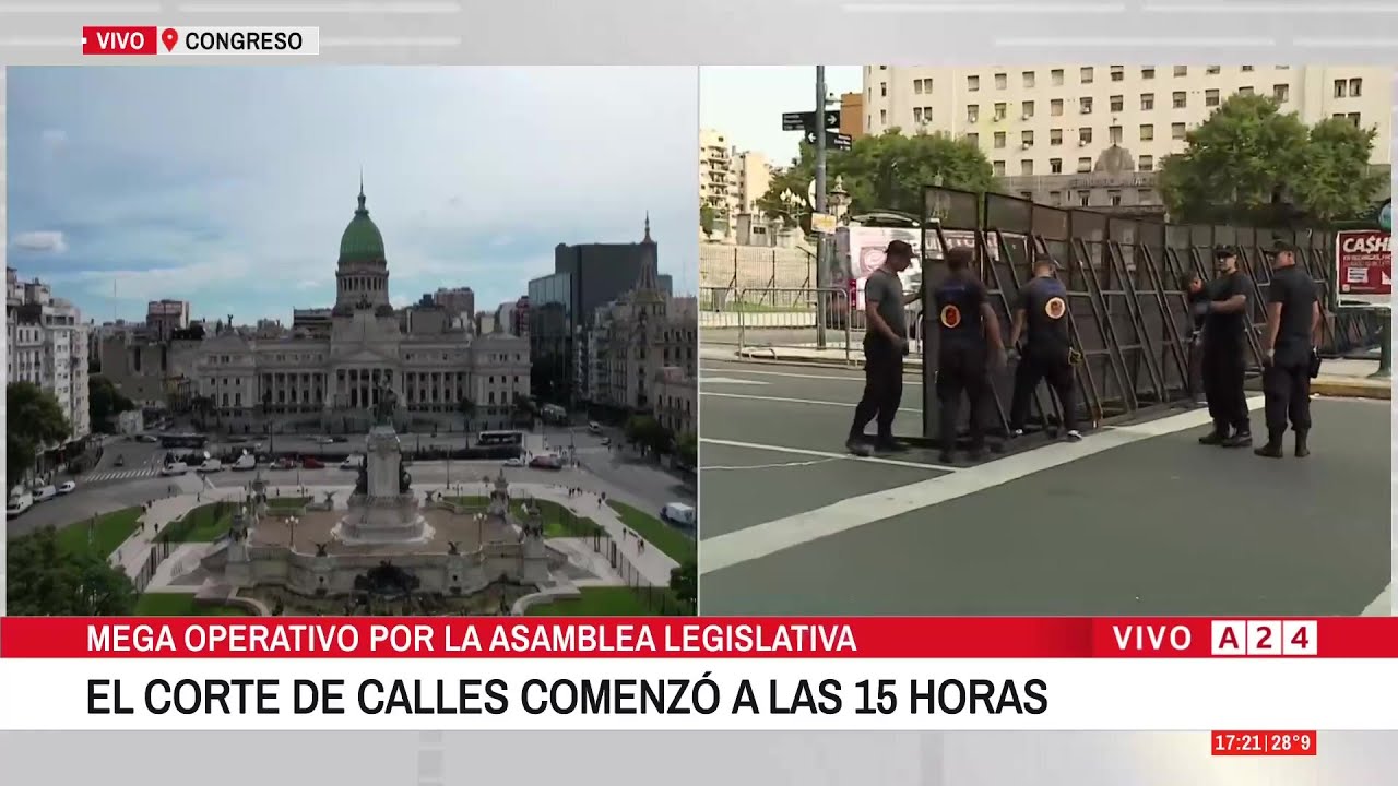 🚔 MEGAOPERATIVO POR LA ASAMBLEA LEGISLATIVA: Comando anti drones y fuerzas especiales