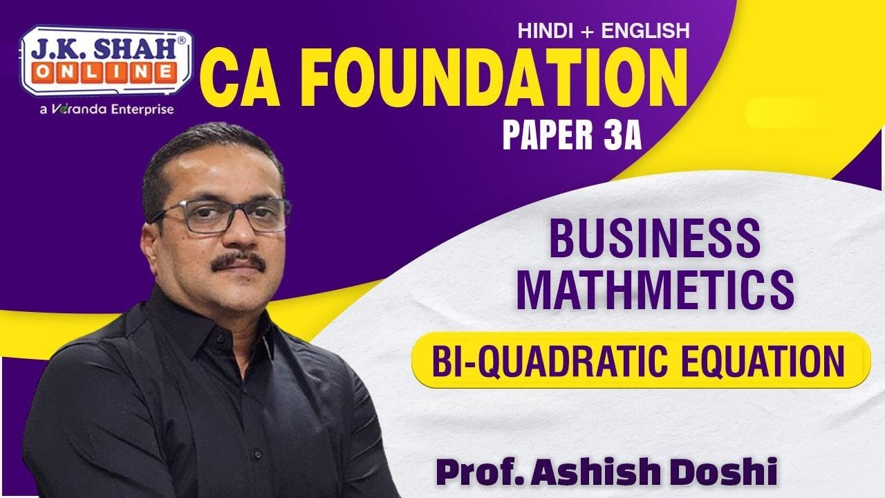 Bi   Quadratic Equations