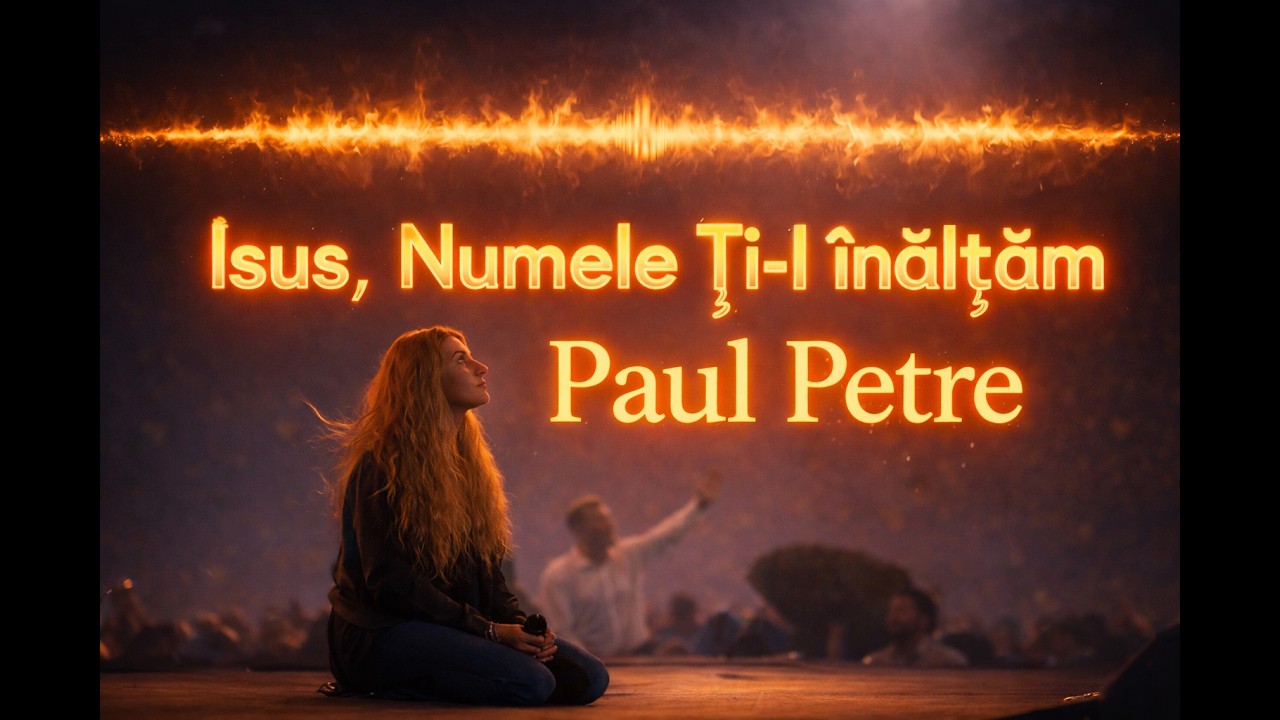 Isus, Numele Ți-l înălțăm | Cântare creștină de laudă | Muzică creștină – Paul Petre