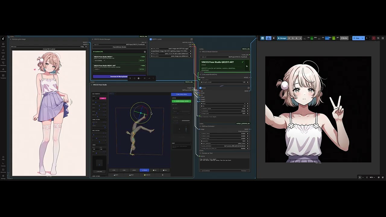VNCCS Pose Studio ART LoRa