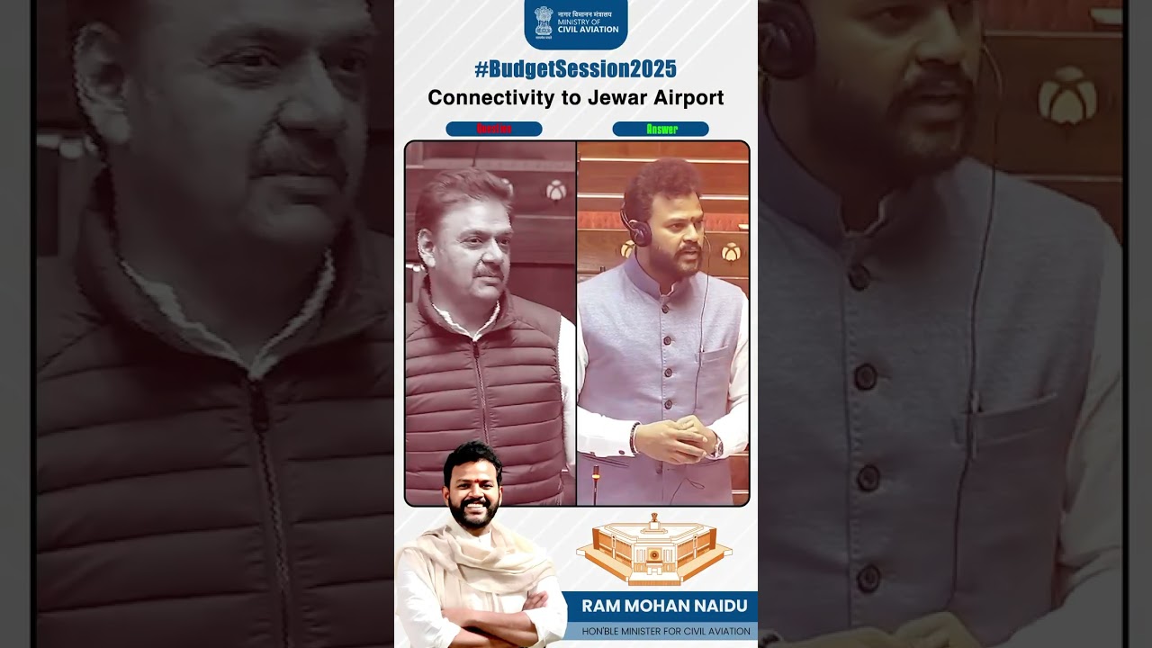 Jewar-Noida International Airport Set to Be Asia&rsquo;s Largest | Shri Ram Mohan Naidu in Parliament