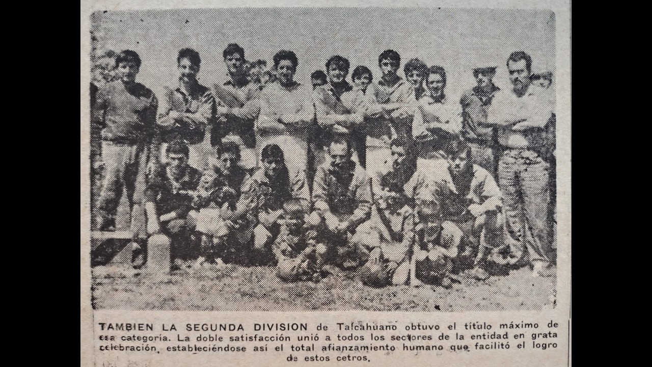FUTBOL LOCAL TALCAHUANO 1   0 GENERAL BELGRANO   VIRTUAL CAMPEON TALCAHUANO 24 11 1964