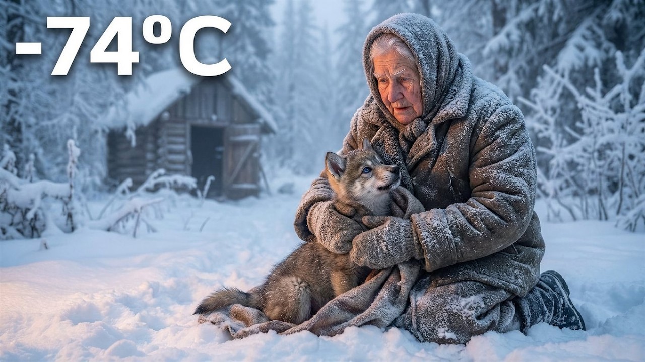An 80 Year Old Woman Rescued a Wolf in the Arctic1