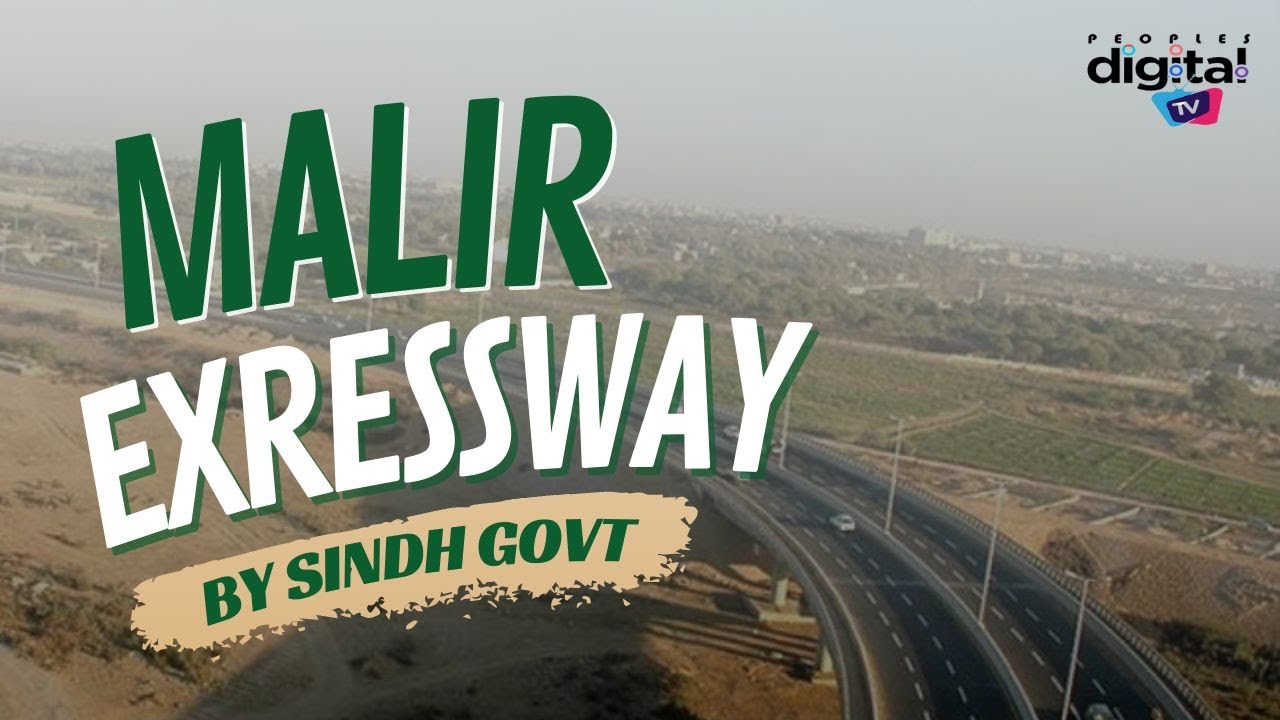 Malir Expressway Under Construction Starting from KPT Interchange.