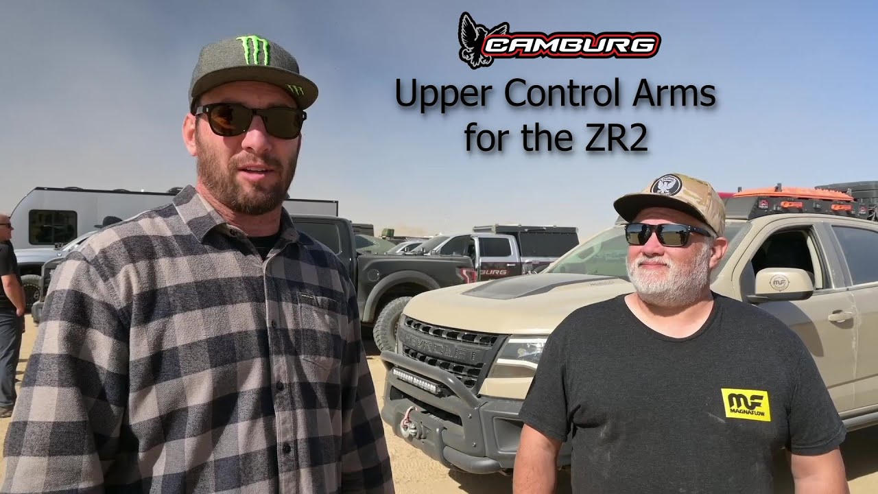 Camburg's newest Colorado ZR2 suspension offering:  Fully Adjustable Upper Control Arms