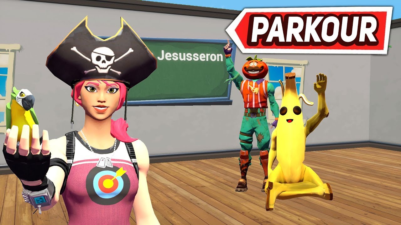 *LA ESCUELA DEL PARKOUR PIRATA* FORTNITE PARKOUR