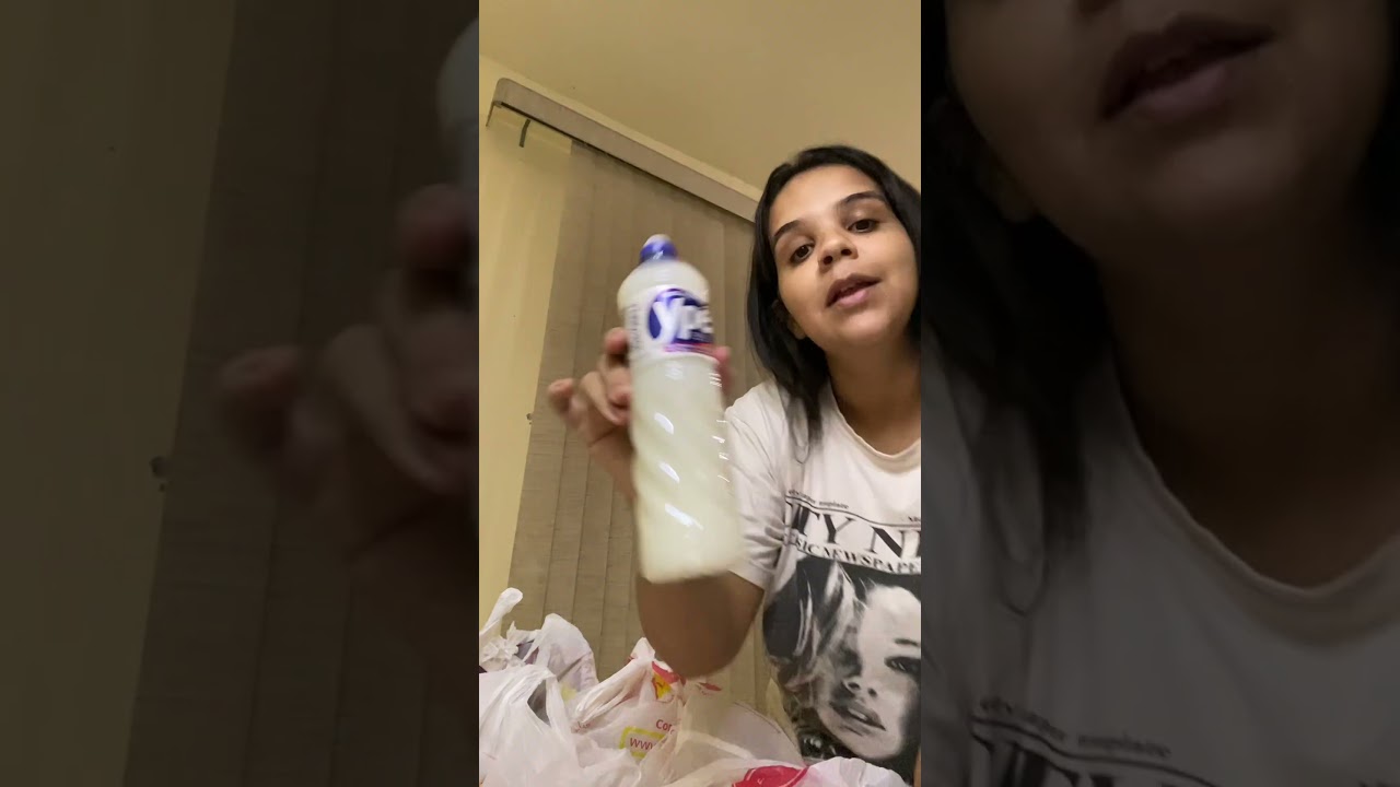 Compras de supermercado no fim do mês 