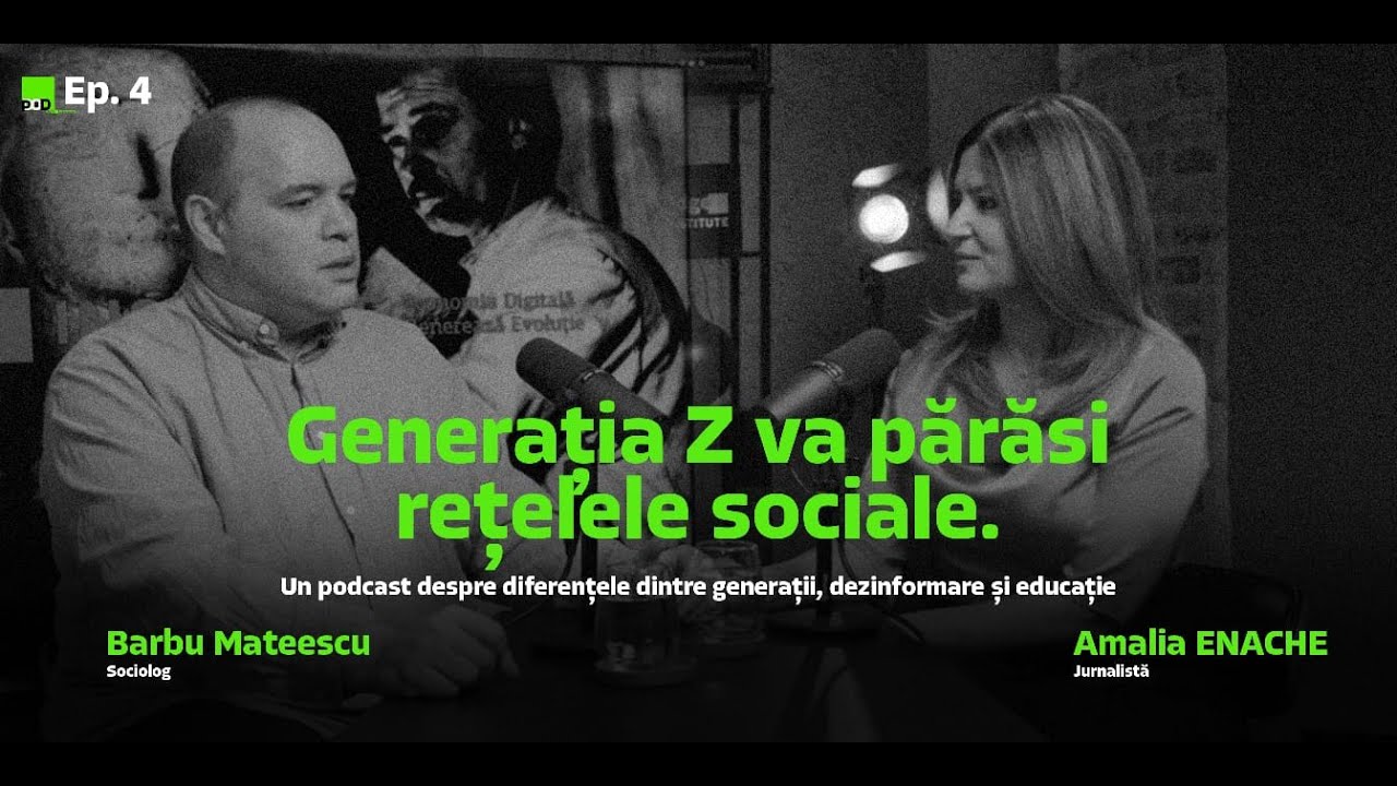 Barbu Mateescu: „Generația Z va părăsi rețelele sociale”. Sociologul explică de ce | pOD by Edge #4