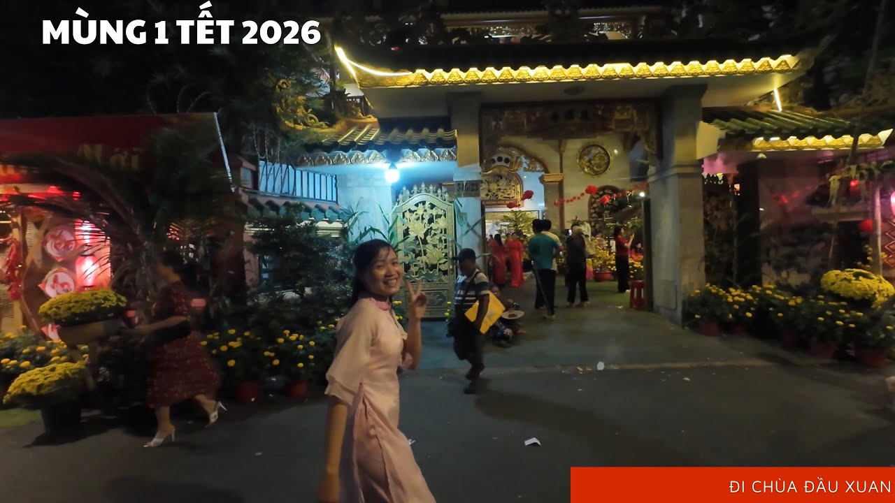 Đi Chùa Hoằng Pháp Hóc Môn - Hưng Phước CMT8 Ngày Mùng 1 Tết 2026