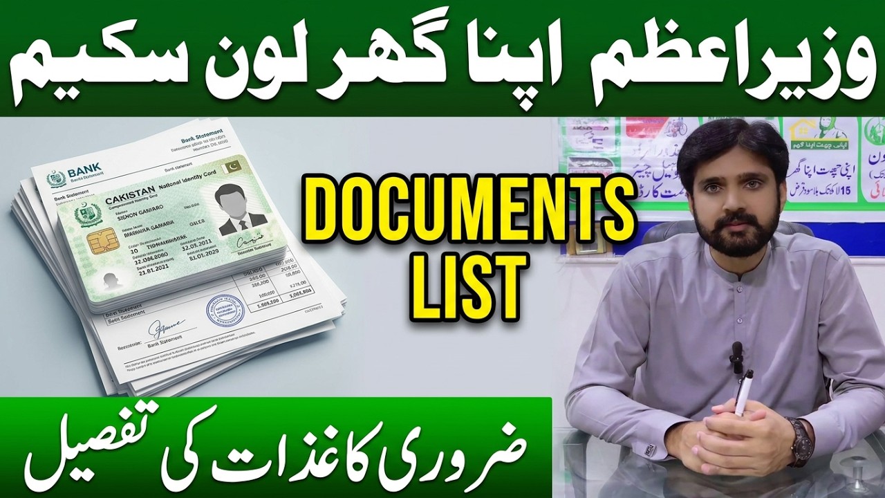 Prime Minister Apna Ghar Loan Scheme Complete Document Details & Application Guide II Tahir Bazaar