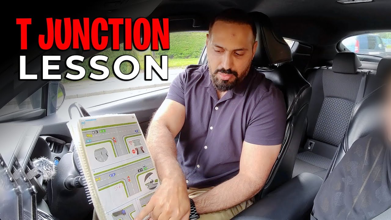 T Junction Lesson for beginners | Urdu & Hindi #driving 