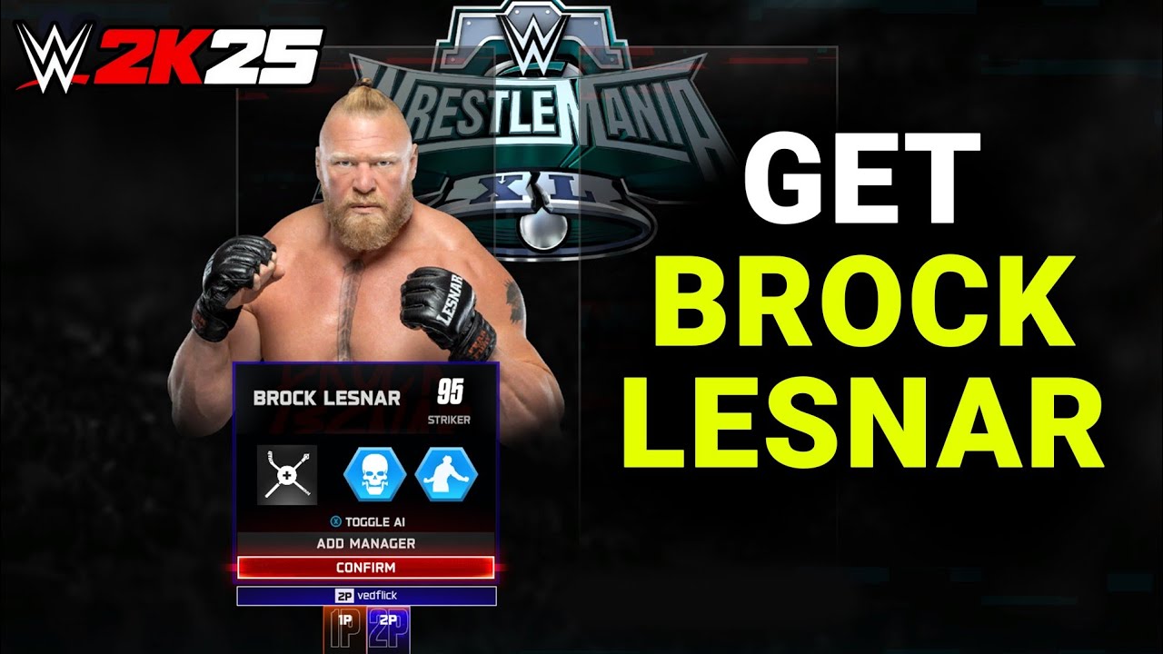 Как получить Брока Леснара в WWE 2K25 | Разблокировать Брока Леснара